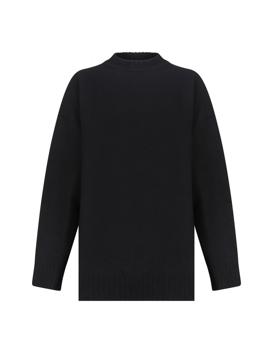 Jil Sander Black wool sweater, view 2