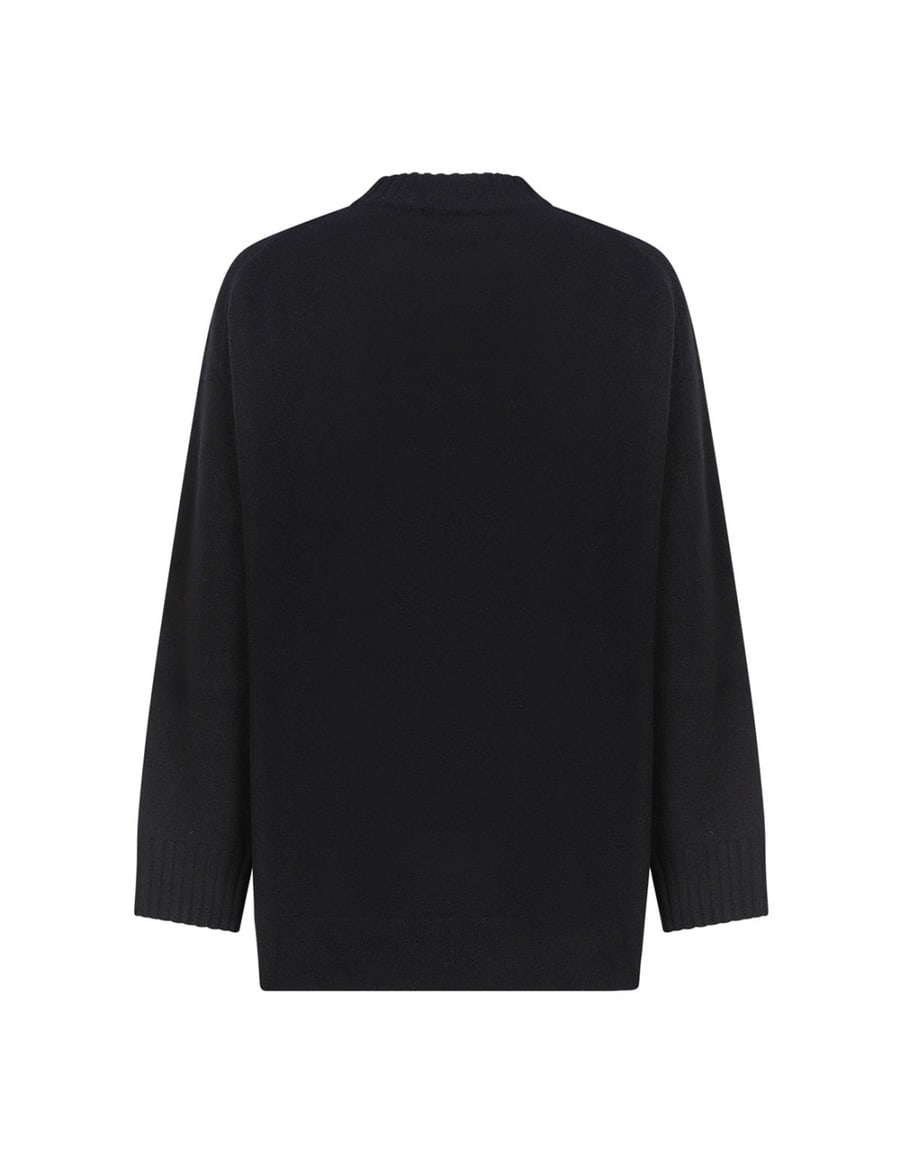Jil Sander Black wool sweater, view 3
