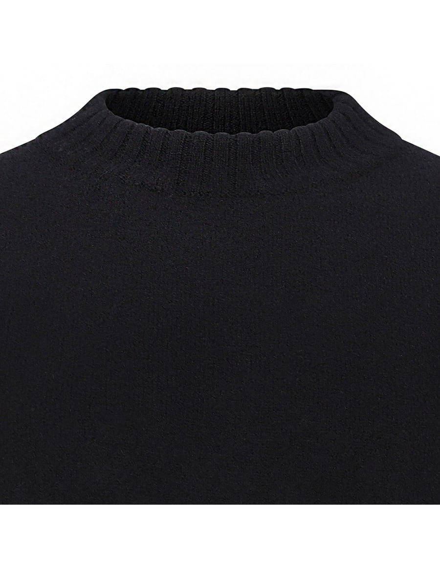 Jil Sander Black wool sweater, view 4