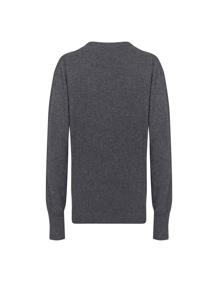 Jil Sander Gray virgin wool sweater, view 3