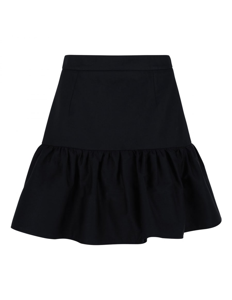 PATOU Organic cotton ruffle mini skirt, view 2