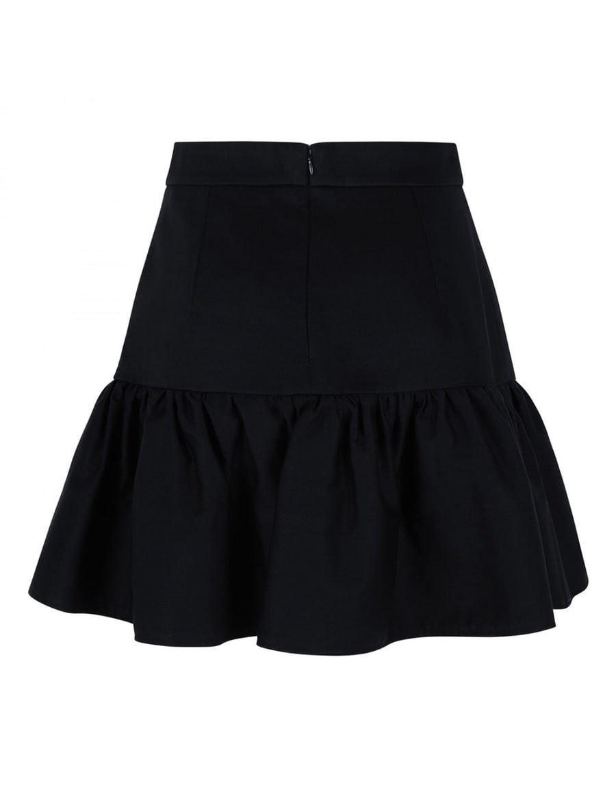 PATOU Organic cotton ruffle mini skirt, view 3