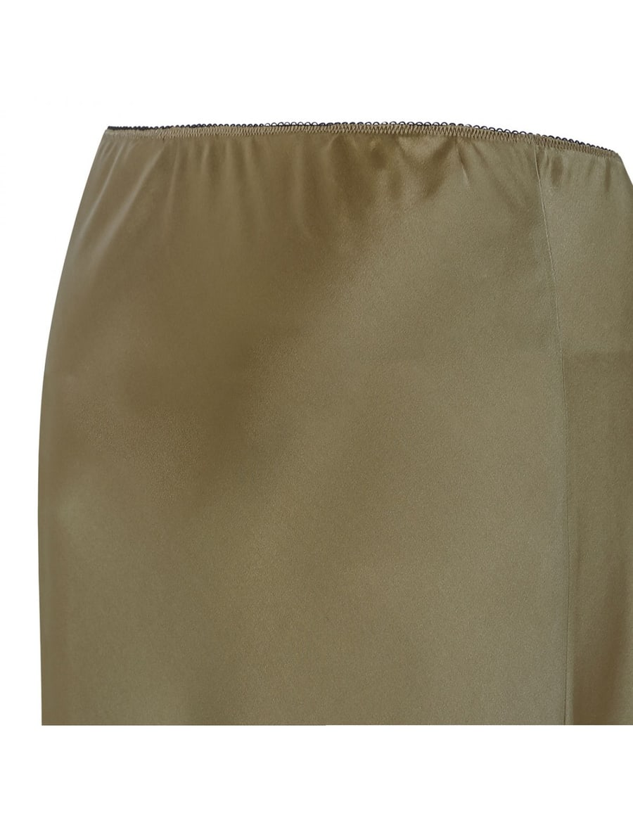 LE NOIR Silk midi skirt, view 5