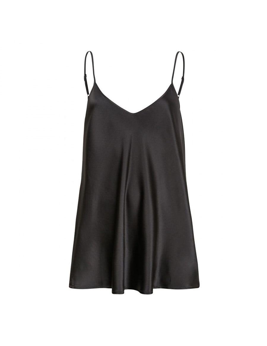LE NOIR Silk tank top, view 2