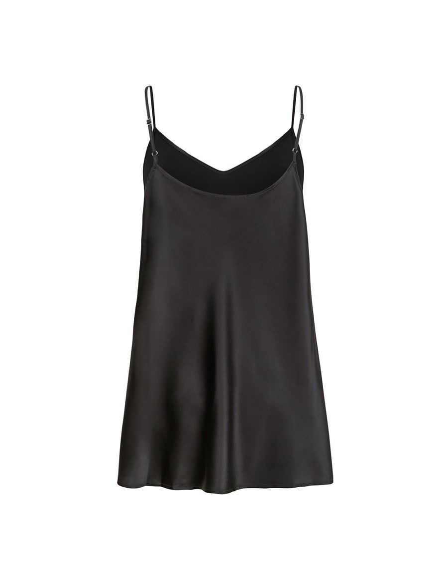 LE NOIR Silk tank top, view 3
