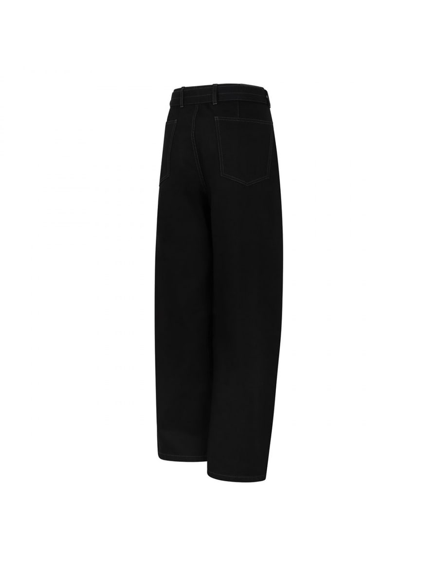 Lemaire Twisted belted pants, view 4