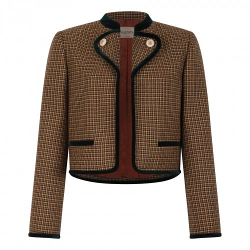 Valentino Garavani Houndstooth wool jacket
