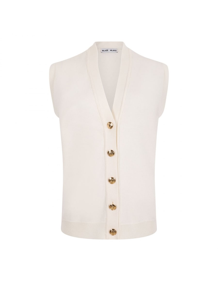 BLAZE' Maine wool blend vest, view 2