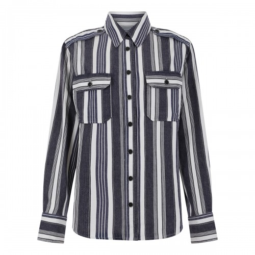 MARANT ETOILE Gelva striped cotton shirt