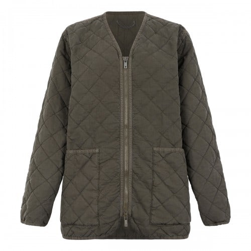 Golden Goose Olive green quilted jacket