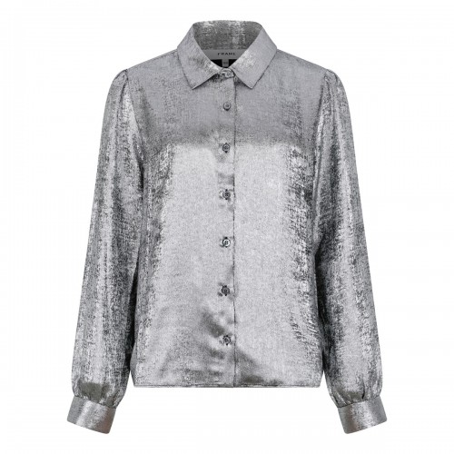 FRAME The Shiny Staple blouse
