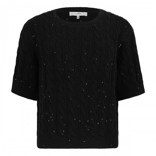 FRAME The Sequin Gathered sweater