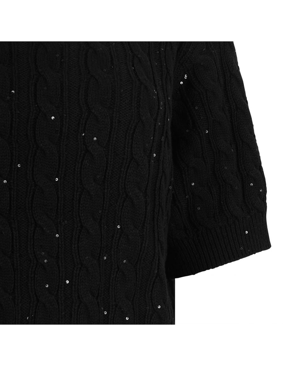 FRAME The Sequin Gathered sweater, view 5