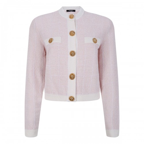 Balmain Light tweed knit cardigan