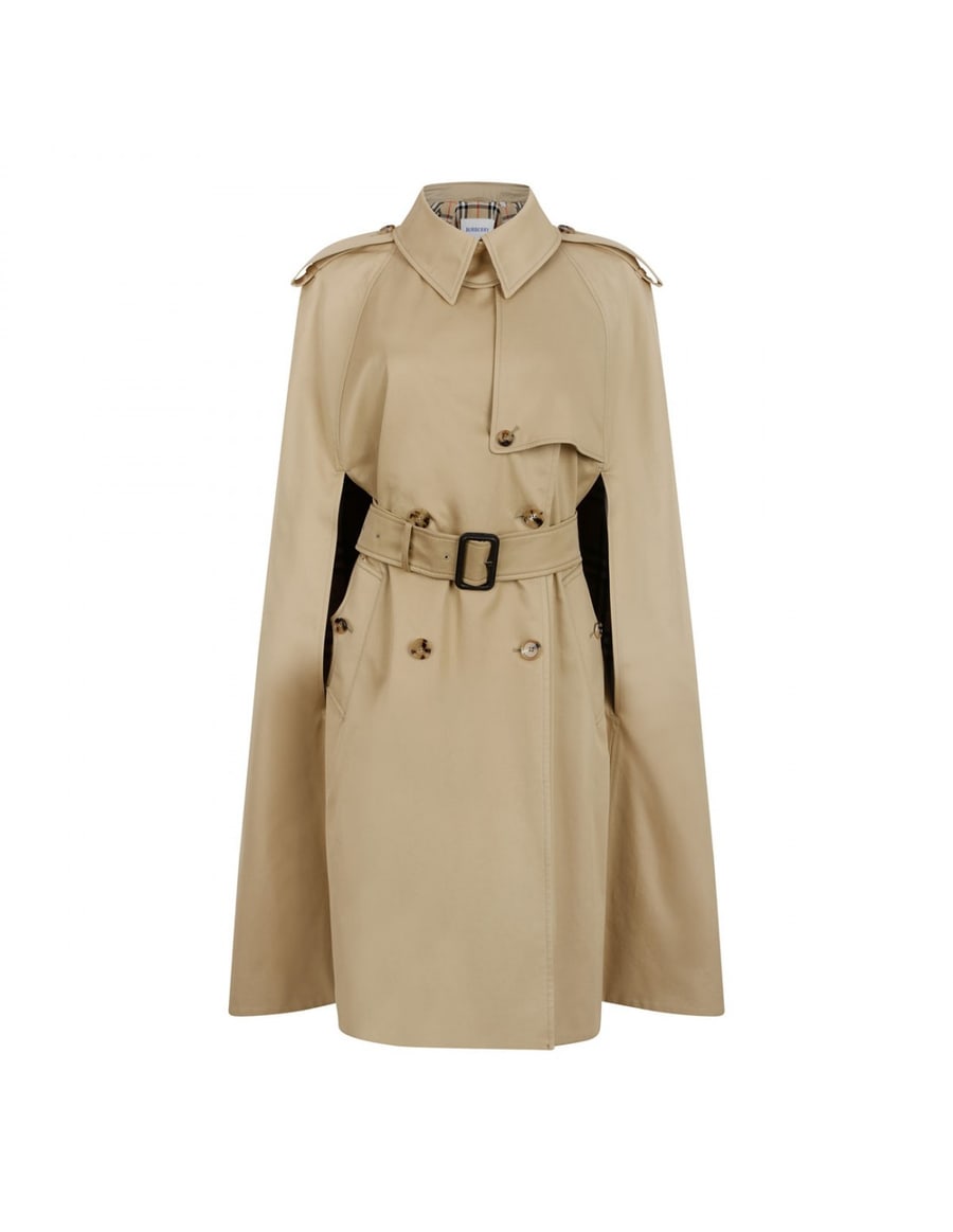 Burberry Belmont gabardine trench cape, view 2