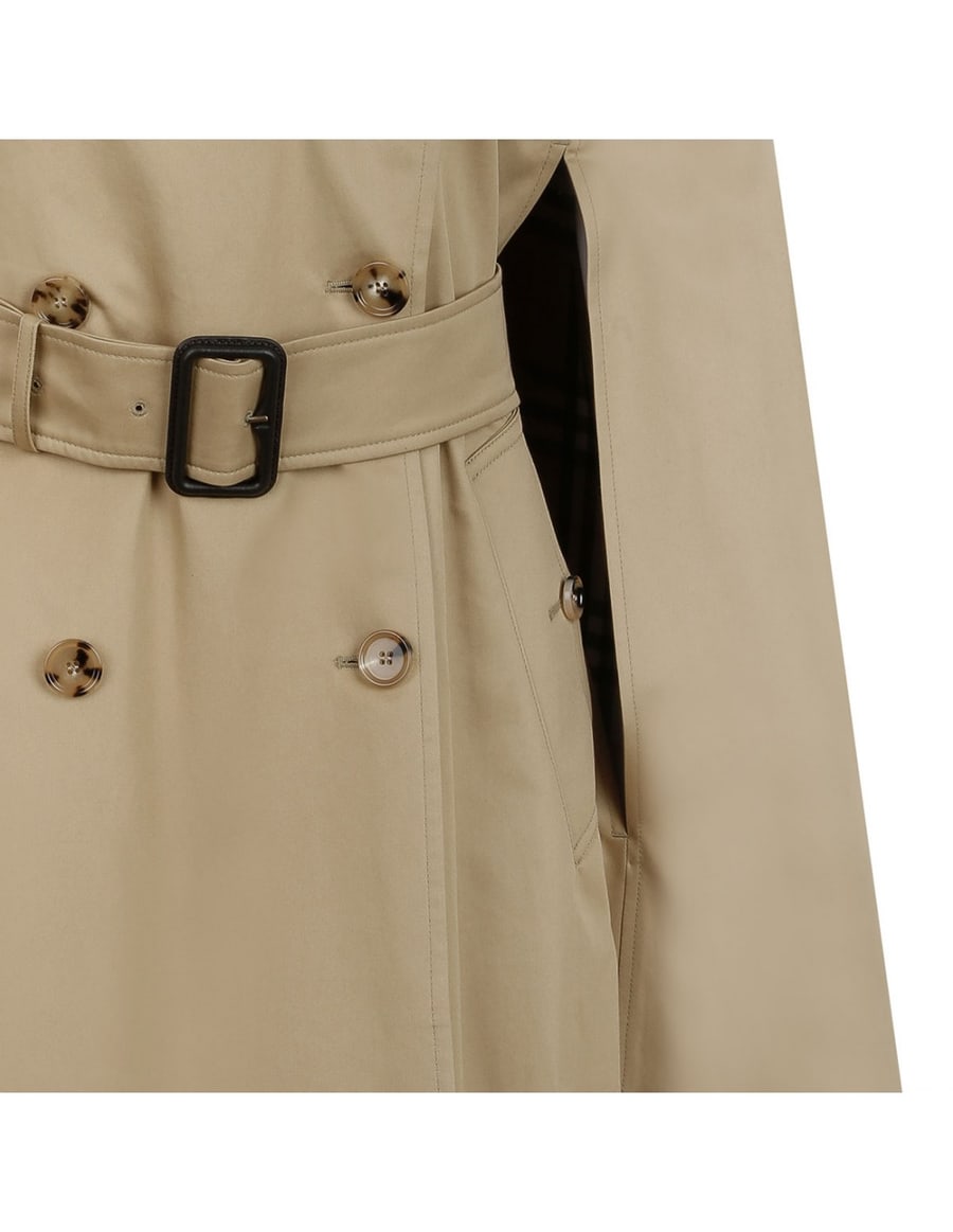 Burberry Belmont gabardine trench cape, view 5