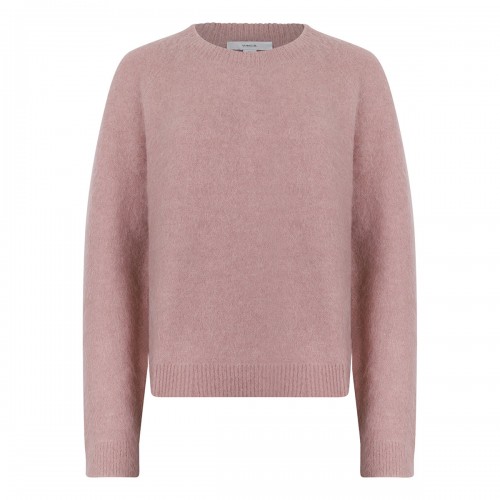 VINCE Brushed alpaca-blend sweater