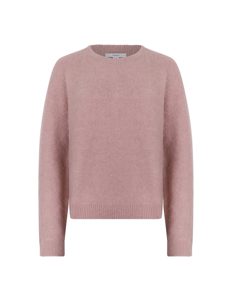 VINCE Brushed alpaca-blend sweater, view 2