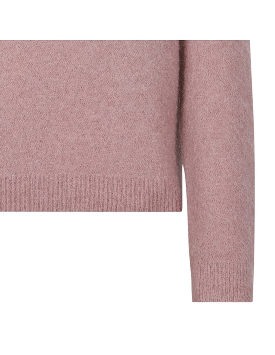 VINCE Brushed alpaca-blend sweater, view 5