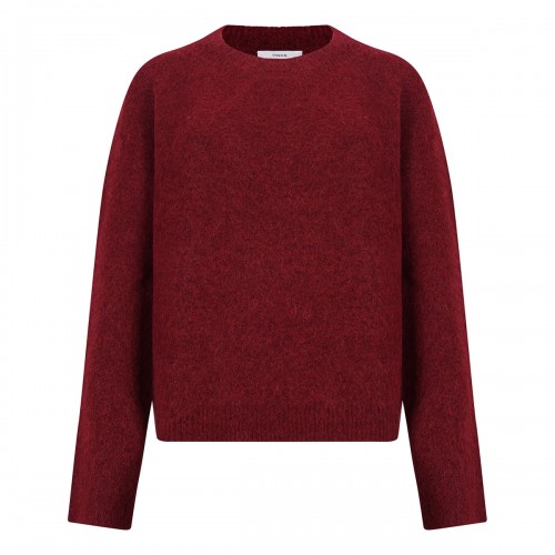 VINCE Brushed alpaca-blend sweater