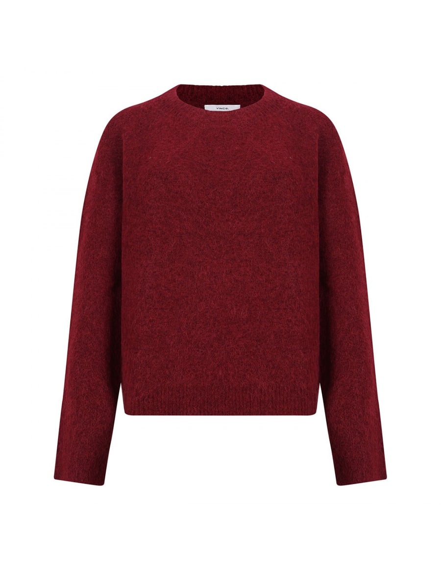 VINCE Brushed alpaca-blend sweater, view 2