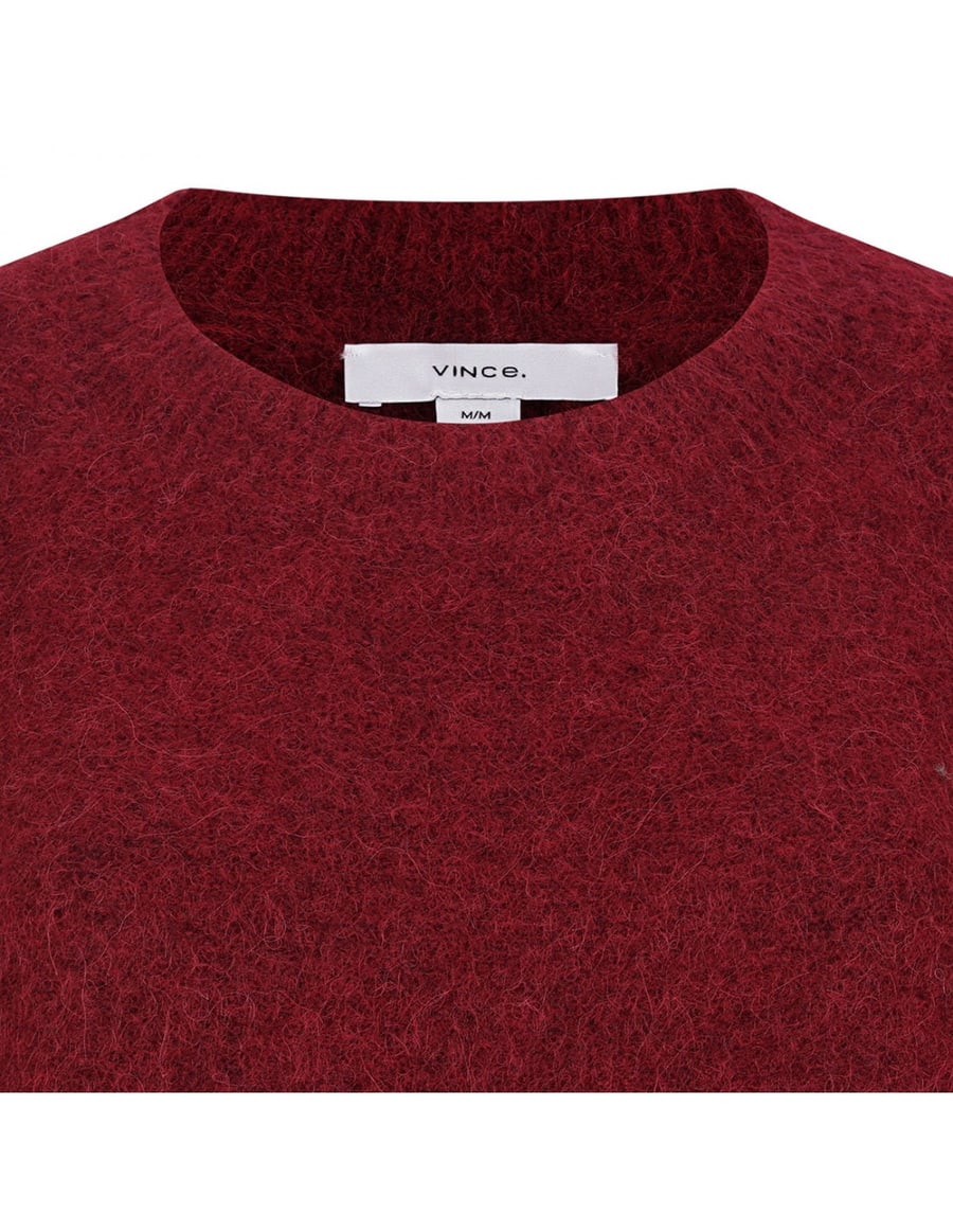 VINCE Brushed alpaca-blend sweater, view 4