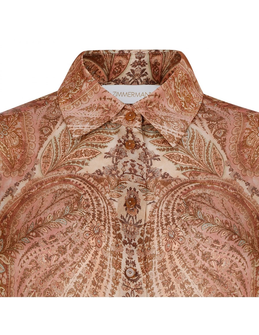 Zimmermann Hypnotic satin shirt, view 4