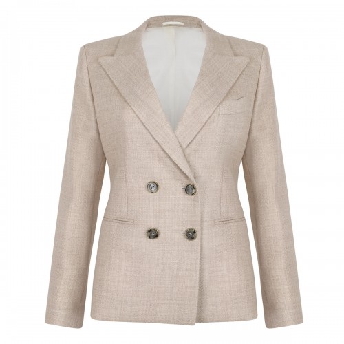 FORTELA Beige virgin wool suit