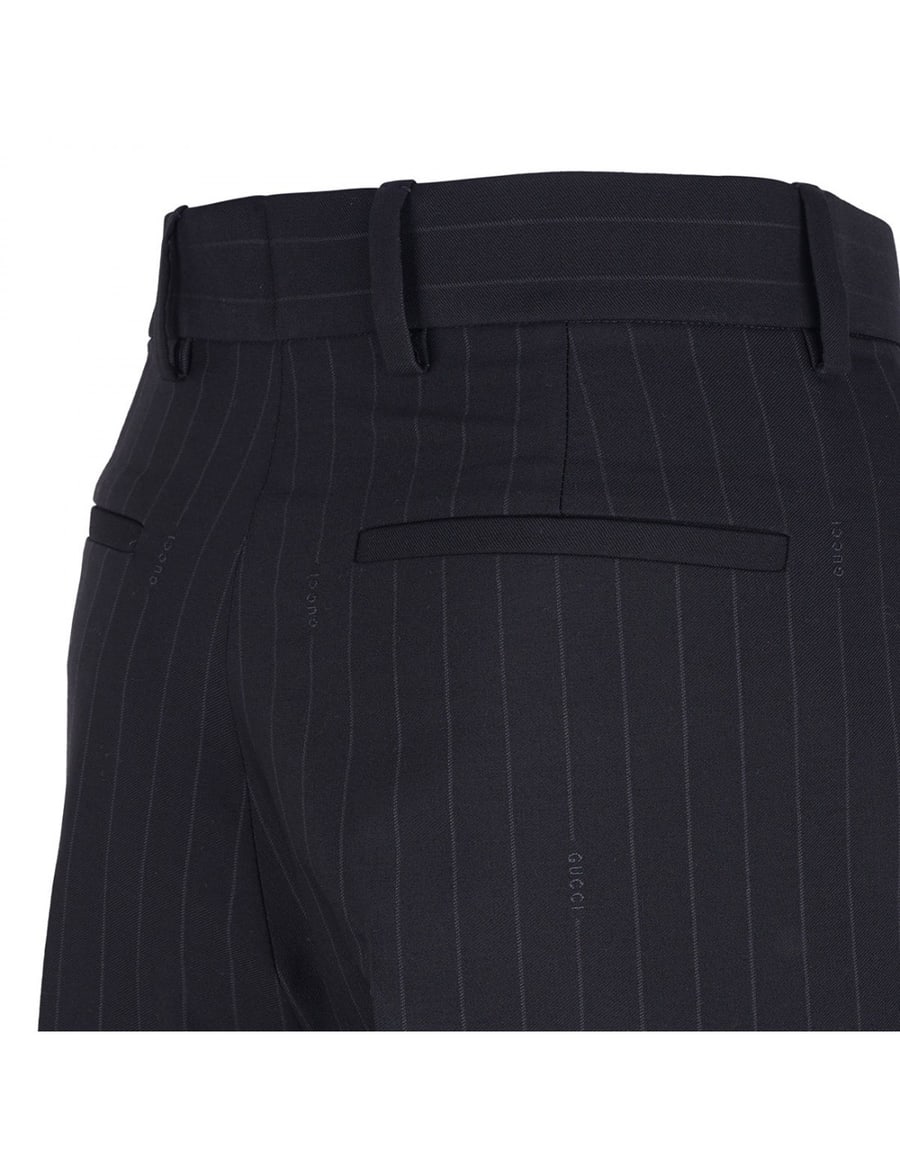 Gucci Pinstripe wool jacquard pants, view 5