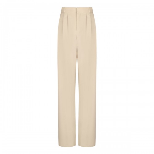 Saint Laurent Beige light wool pants
