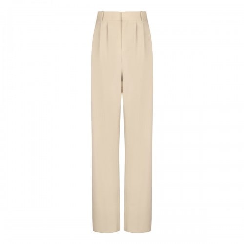 Saint Laurent Beige light wool pants