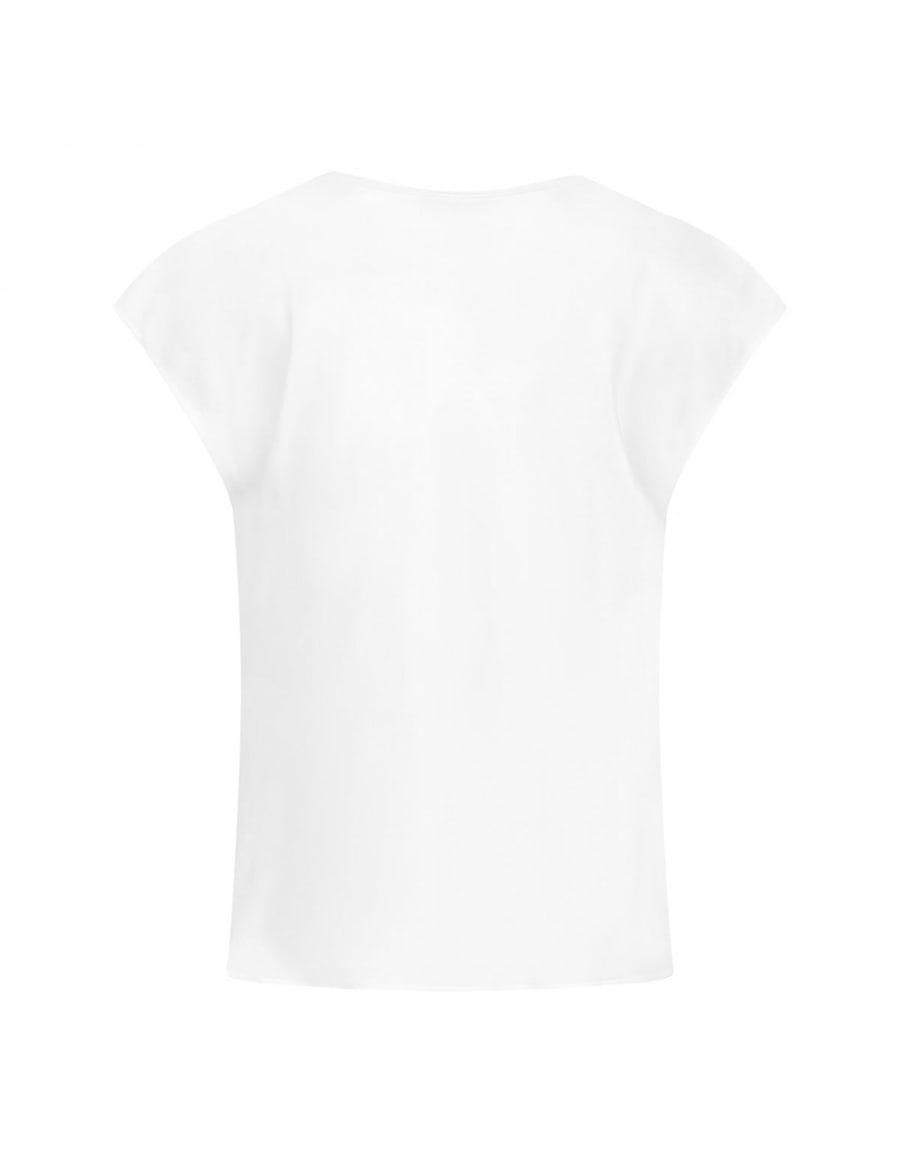 VINCE Silk cowl-neck blouse, view 3