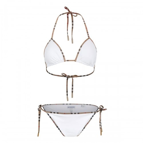 Burberry Check trim bikini set