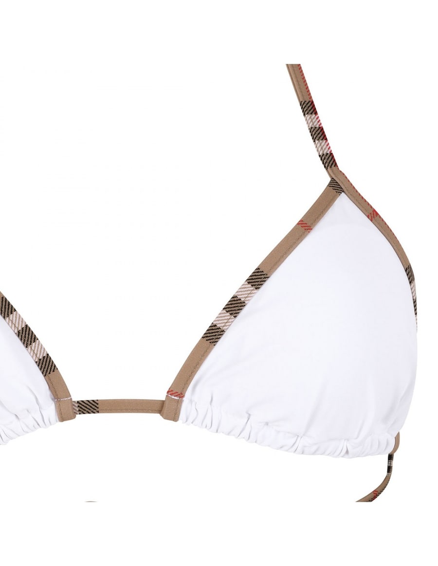 Burberry Check trim bikini set, view 4