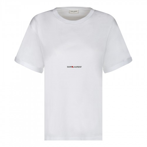 Saint Laurent Rive Gauche white T-shirt