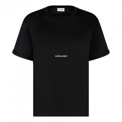 Saint Laurent Rive Gauche black T-shirt