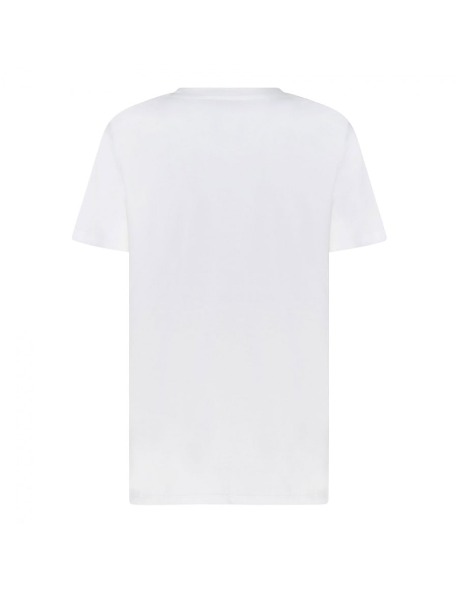 Balmain Buttoned white T-shirt, view 3