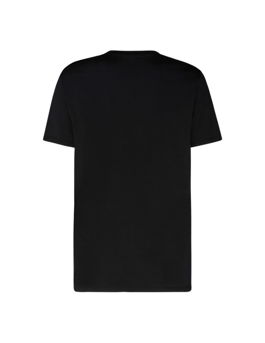Balmain Buttoned black T-shirt, view 3