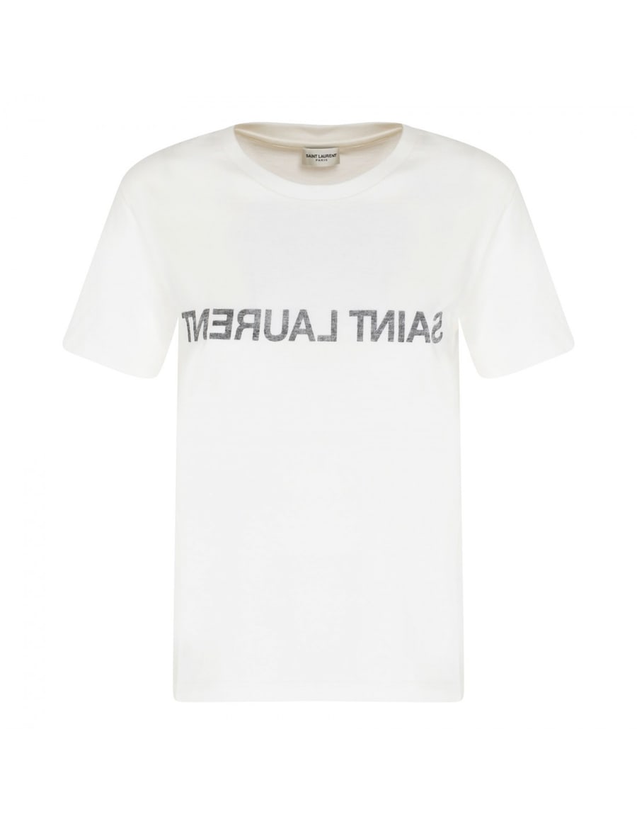 Saint Laurent Reverse logo T-shirt, view 2