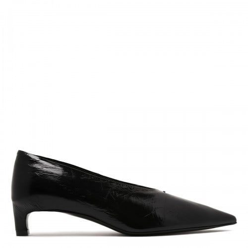 Jil Sander Black leather pumps