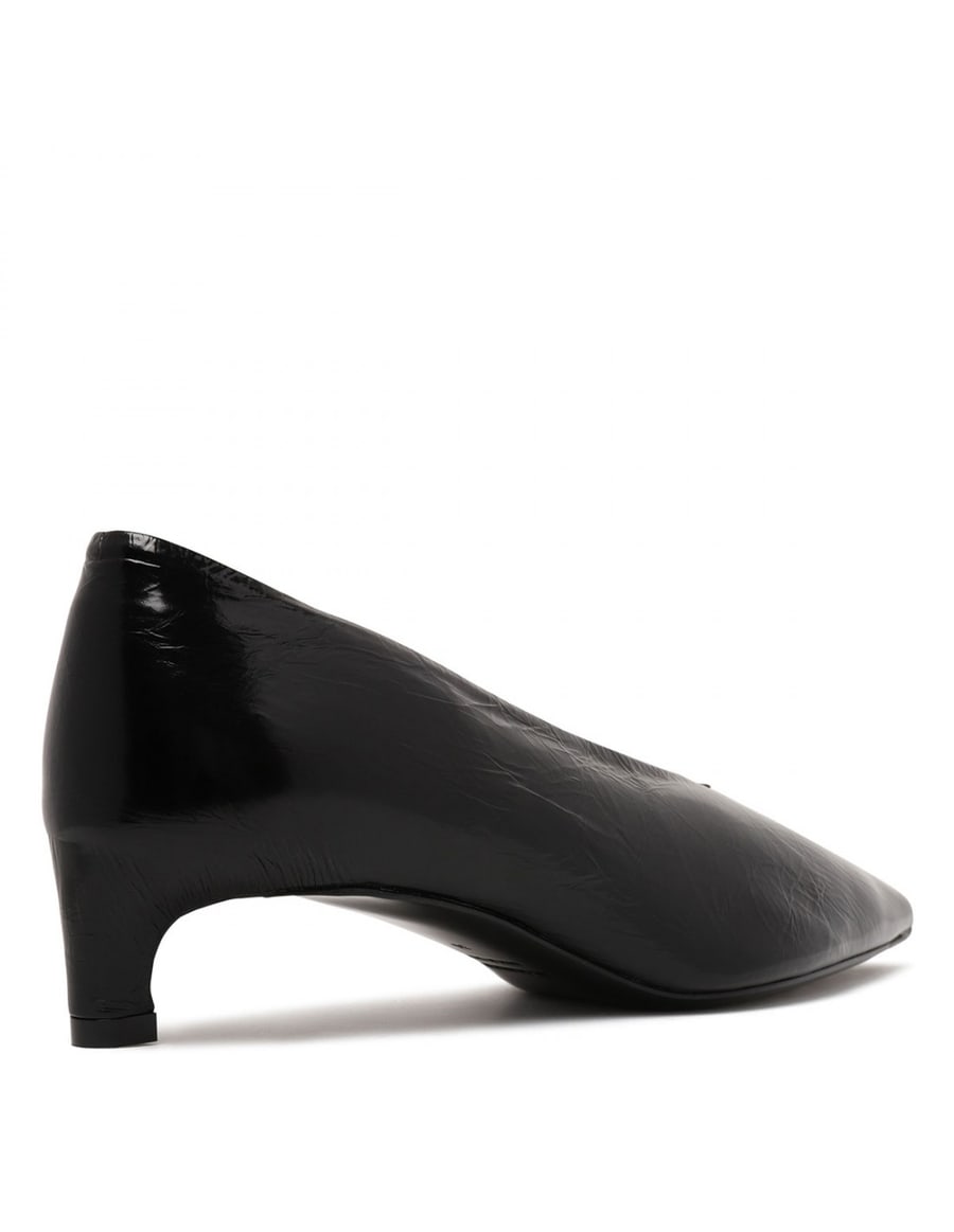 Jil Sander Black leather pumps, view 4
