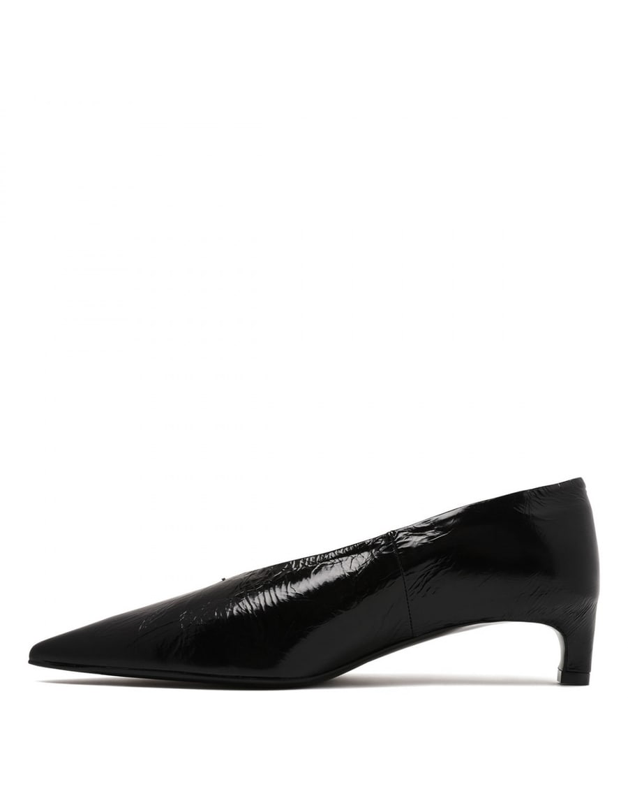 Jil Sander Black leather pumps, view 5