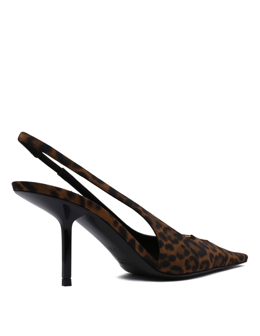 Saint Laurent Babylone Breteuil slingback pumps, view 4