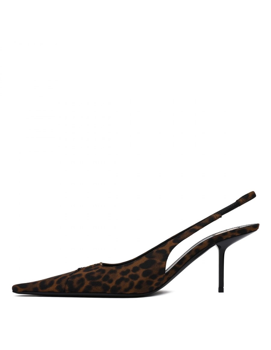 Saint Laurent Babylone Breteuil slingback pumps, view 5