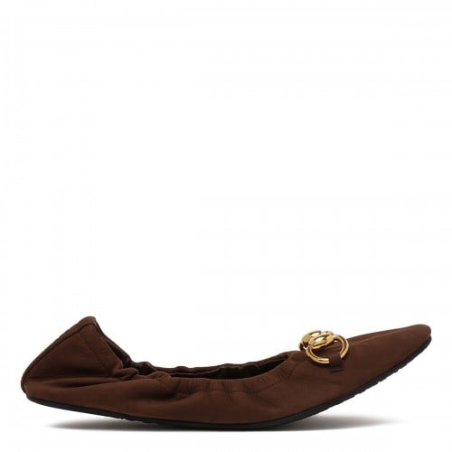 Gucci Prima nubuck ballerinas