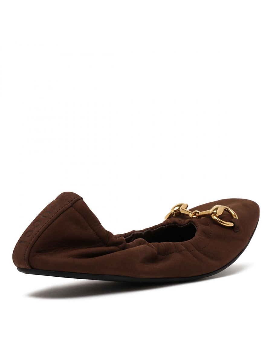 Gucci Prima nubuck ballerinas, view 4