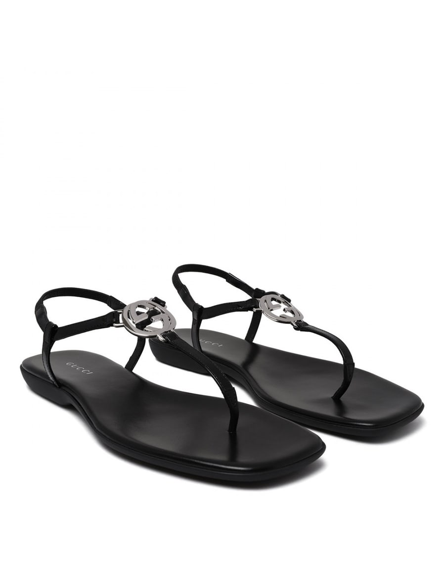 Gucci Interlocking G thong sandals, view 4