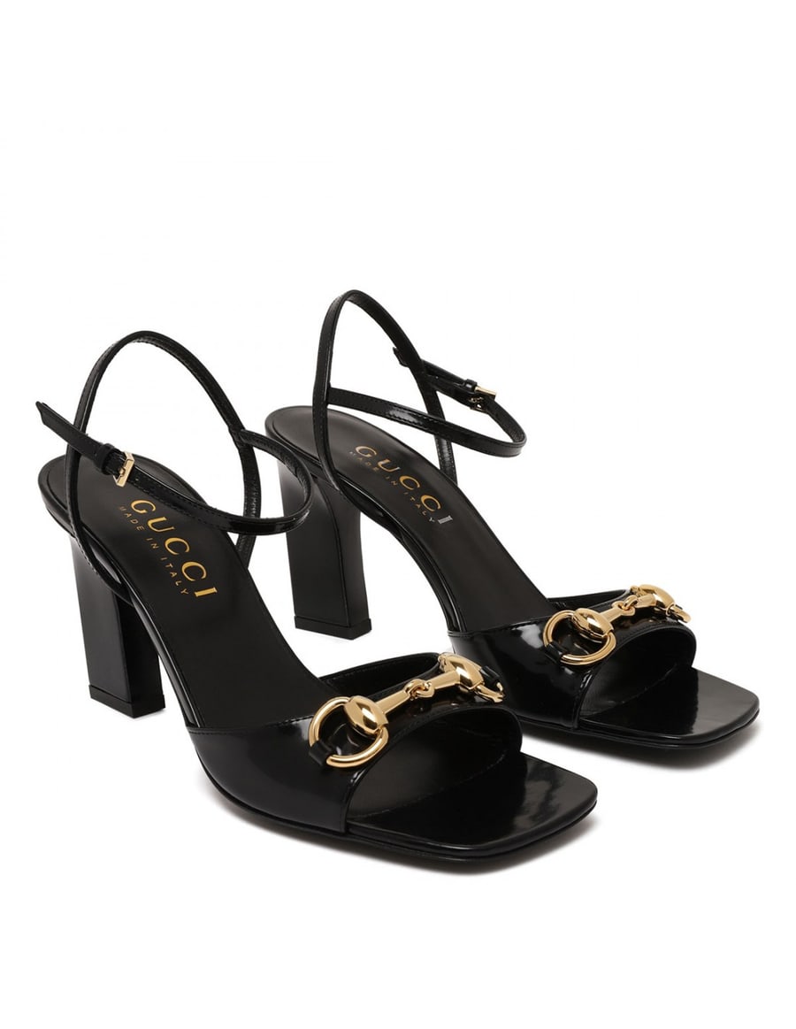 Gucci Signora leather sandals, view 3