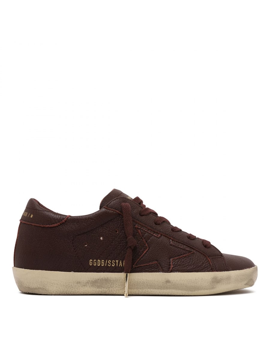 Golden Goose SuperStar pebbled leather sneakers, view 2