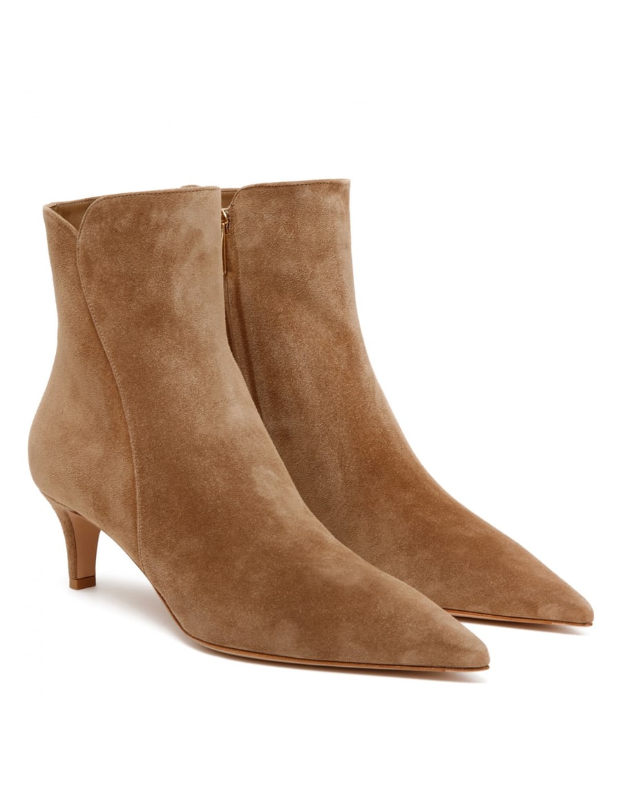 GIANVITO ROSSI Levy 55 suede booties, view 3